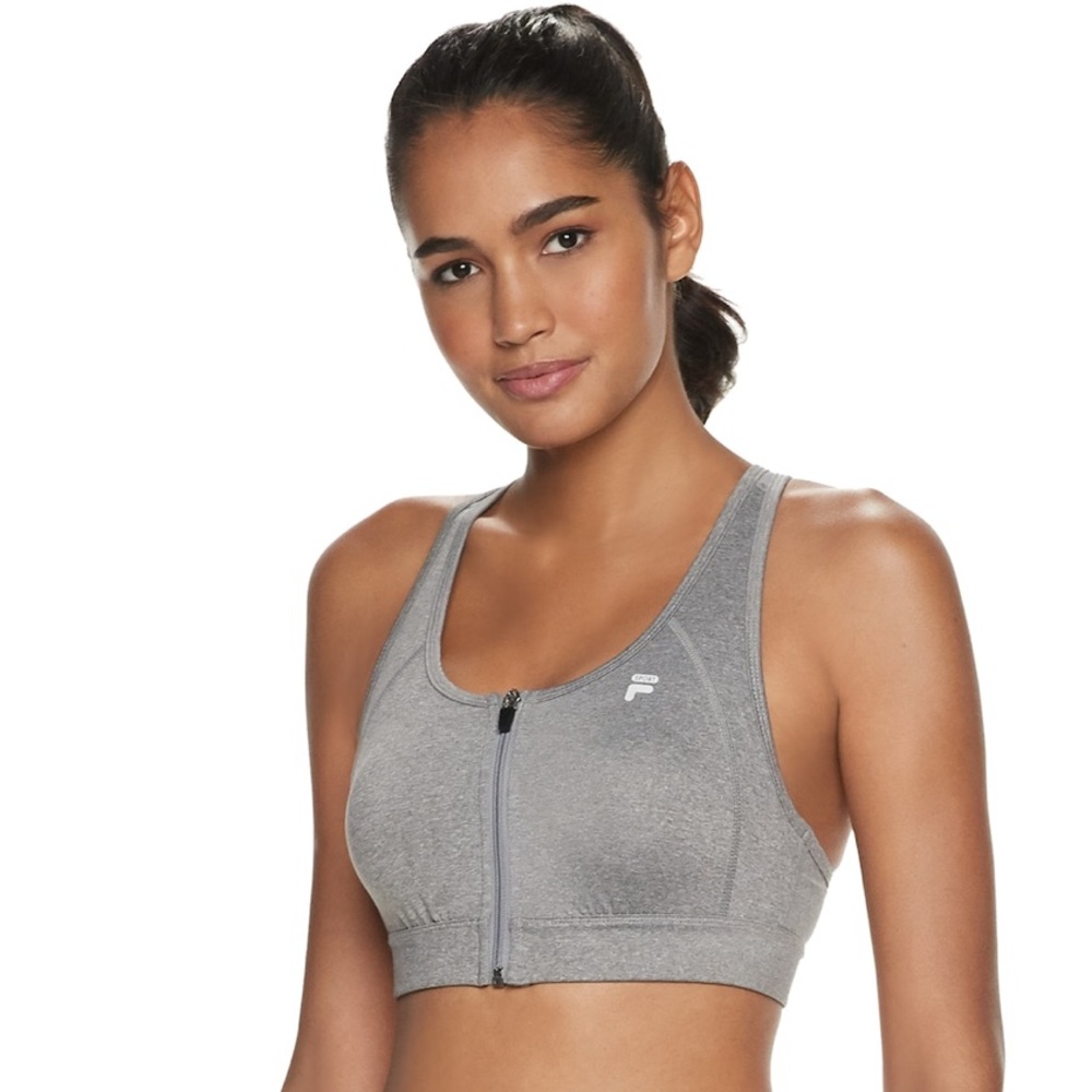 FILA SPORT zip front bra Large